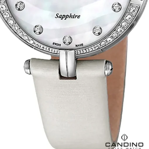 Candino Damenuhr Elegance C4601/1 Armbanduhr Edelstahl creme UC4601/1