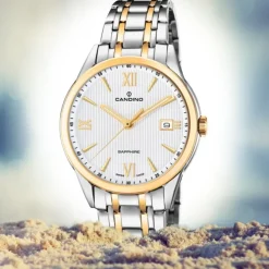 Candino Herren Armbanduhr Couple C4694/1 Quarz Edelstahl silber gold UC4694/1