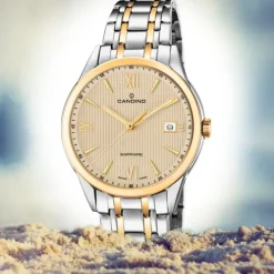 Candino Herren Armbanduhr Couple C4694/2 Quarz Edelstahl silber gold UC4694/2