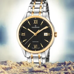 Candino Herren Armbanduhr Couple C4694/3 Quarz Edelstahl silber gold UC4694/3