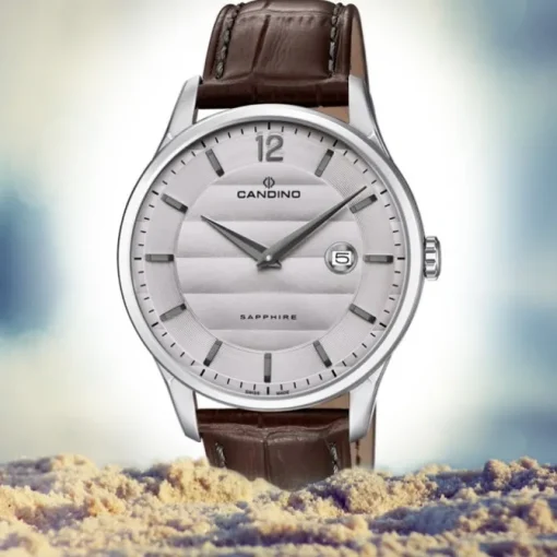 Candino Herren Armbanduhr Classic Timeless C4638/2 Quarz Leder braun UC4638/2