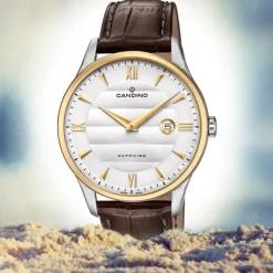 Candino Herren Armbanduhr Classic Timeless C4640/1 Quarz Leder braun UC4640/1