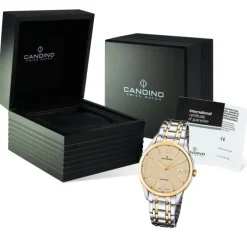 Candino Herren Armbanduhr Couple C4694/2 Quarz Edelstahl silber gold UC4694/2