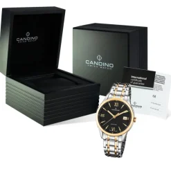 Candino Herren Armbanduhr Couple C4694/3 Quarz Edelstahl silber gold UC4694/3