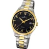 Candino Herren-Armbanduhr Edelstahl silber gold C4631/2 Quarz Klassisch UC4631/2
