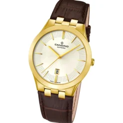 Candino Herren-Armbanduhr Timeless analog Quarz Leder UC4542/1