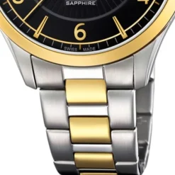 Candino Herren-Armbanduhr Edelstahl silber gold C4631/2 Quarz Klassisch UC4631/2