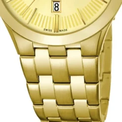 Candino Herren-Armbanduhr Timeless analog Quarz Edelstahl Gelbgold PVD UC4541/2