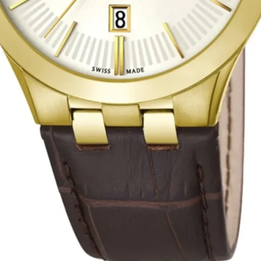 Candino Herren-Armbanduhr Timeless analog Quarz Leder UC4542/1