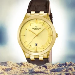 Candino Herren-Armbanduhr Timeless analog Quarz Leder UC4542/2