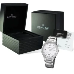 Candino Herren-Armbanduhr Timeless analog Quarz Edelstahl 316 L UC4510/1
