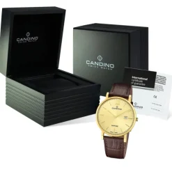 Candino Herrenuhr Classic C4726/2 Armbanduhr Edelstahl dunkelbraun UC4726/2