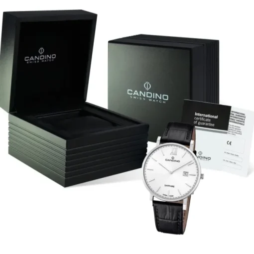 Candino Herrenuhr Classic C4724/1 Armbanduhr Edelstahl schwarz UC4724/1