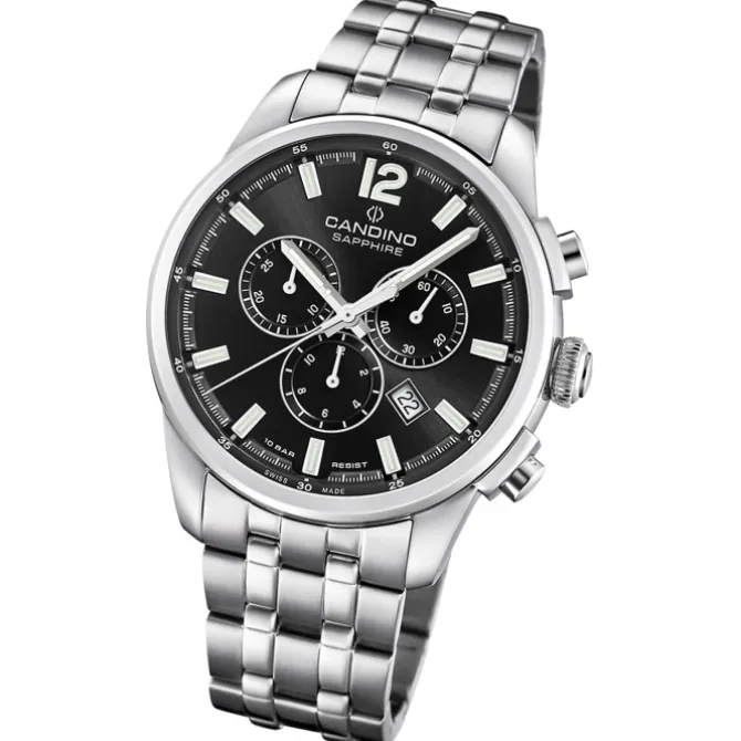 Candino Herrenuhr Edelstahl silber Candino Sport Armbanduhr UC4744/6