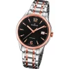 Candino Herren-Uhr Edelstahl silber roségold C4616/3 Quarz Klassisch UC4616/3