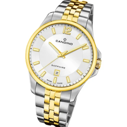 Candino Herrenuhr Edelstahl silber gold Candino Classic Armbanduhr UC4765/1
