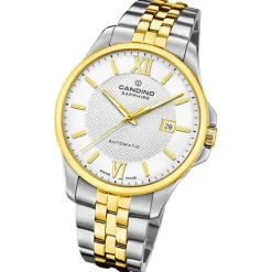 Candino Herrenuhr Edelstahl silber gold Candino Automatik Armbanduhr UC4769/1