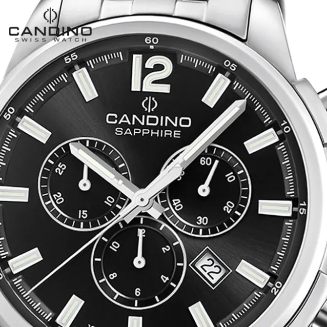 Candino Herrenuhr Edelstahl silber Candino Sport Armbanduhr UC4744/6
