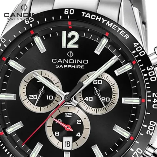 Candino Herrenuhr Edelstahl silber Candino Sport Armbanduhr UC4757/4