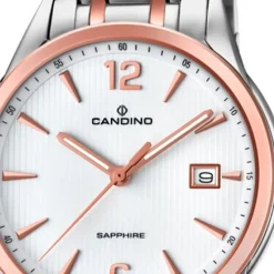 Candino Herren-Uhr Edelstahl silber roségold C4616/2 Quarz Klassisch UC4616/2