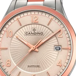 Candino Herren-Uhr Edelstahl silber roségold C4609/2 Quarz Klassisch UC4609/2