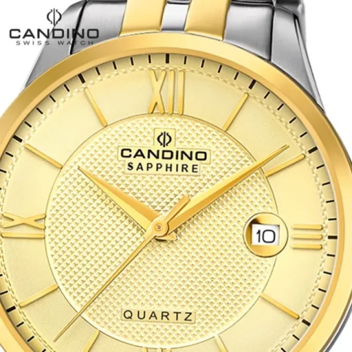 Candino Herrenuhr Edelstahl silber gold Candino Classic Armbanduhr UC4706/A