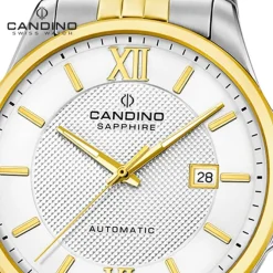 Candino Herrenuhr Edelstahl silber gold Candino Automatik Armbanduhr UC4769/1