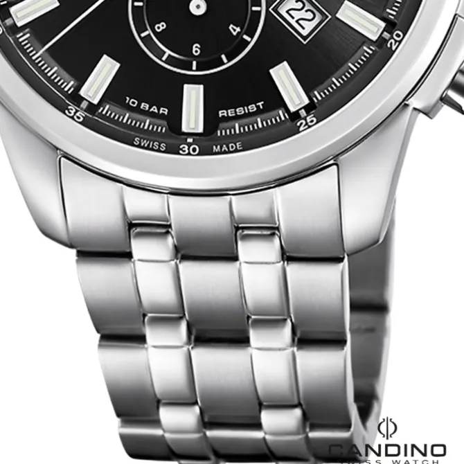 Candino Herrenuhr Edelstahl silber Candino Sport Armbanduhr UC4744/6