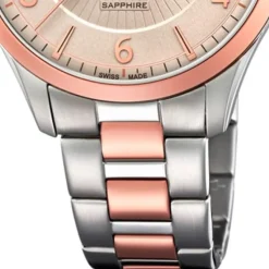 Candino Herren-Uhr Edelstahl silber roségold C4609/2 Quarz Klassisch UC4609/2