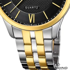 Candino Herrenuhr Edelstahl silber gold Candino Classic Armbanduhr UC4706/C