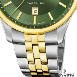 Candino Herrenuhr Edelstahl silber gold Candino Classic Armbanduhr UC4763/3