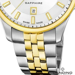 Candino Herrenuhr Edelstahl silber gold Candino Classic Armbanduhr UC4765/1