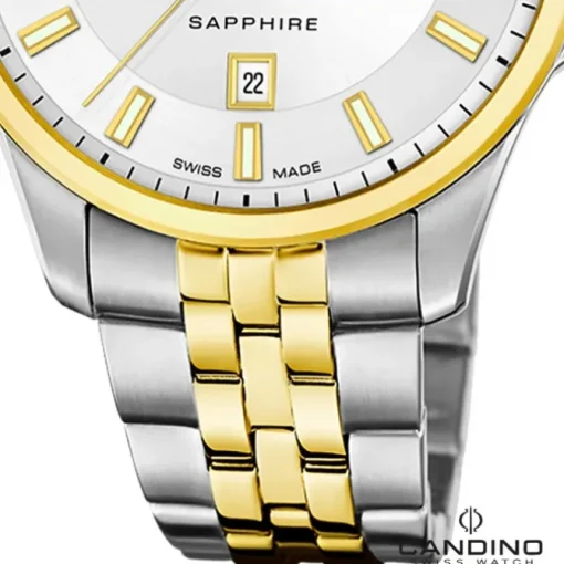 Candino Herrenuhr Edelstahl silber gold Candino Classic Armbanduhr UC4765/1