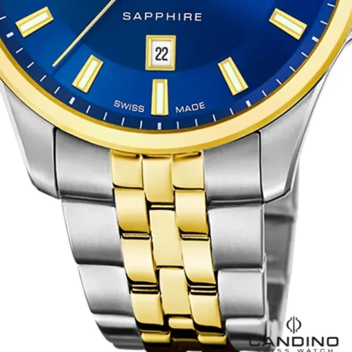 Candino Herrenuhr Edelstahl silber gold Candino Classic Armbanduhr UC4765/2