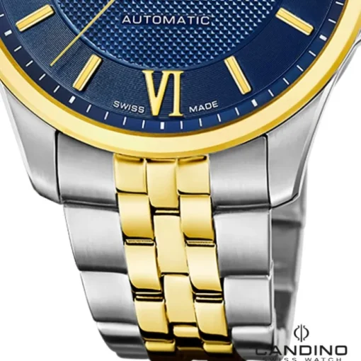 Candino Herrenuhr Edelstahl silber gold Candino Automatik Armbanduhr UC4769/2