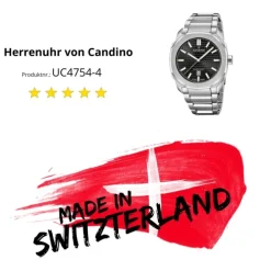 Candino Herrenuhr Edelstahl silber Candino Sport Armbanduhr UC4754/4