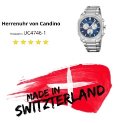 Candino Herrenuhr Edelstahl silber Candino Sport Armbanduhr UC4746/1