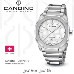 Candino Herrenuhr Edelstahl silber Candino Sport Armbanduhr UC4754/1