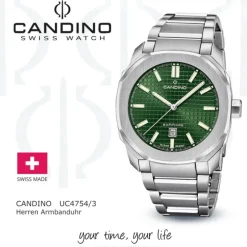 Candino Herrenuhr Edelstahl silber Candino Sport Armbanduhr UC4754/3