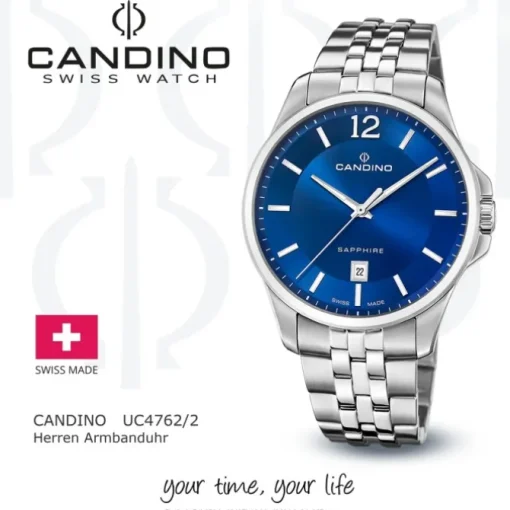 Candino Herrenuhr Edelstahl silber Candino Classic Armbanduhr UC4762/2