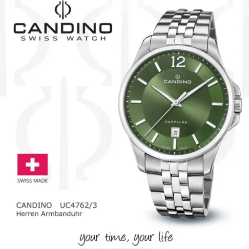 Candino Herrenuhr Edelstahl silber Candino Classic Armbanduhr UC4762/3
