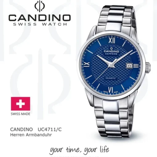 Candino Herrenuhr Edelstahl silber Candino Classic Armbanduhr UC4711/C