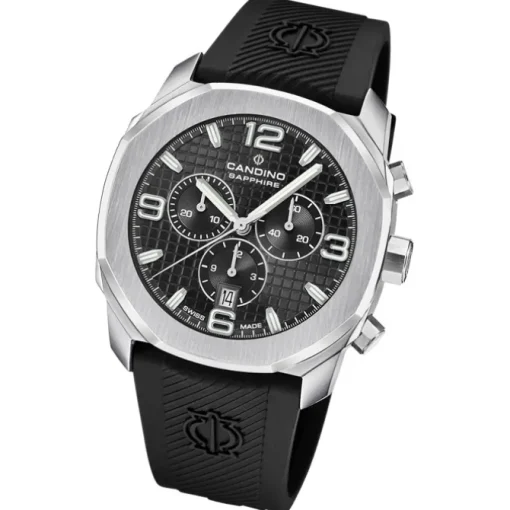 Candino Herrenuhr Kautschuk schwarz Candino Sport Armbanduhr UC4774/6