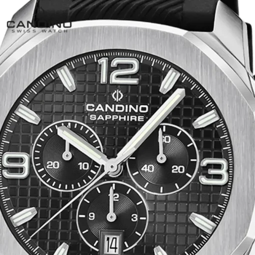 Candino Herrenuhr Kautschuk schwarz Candino Sport Armbanduhr UC4774/6
