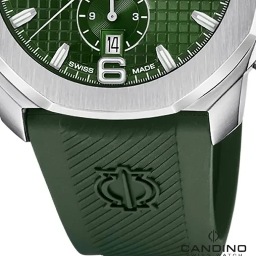 Candino Herrenuhr Kautschuk grün Candino Sport Armbanduhr UC4774/5
