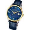 Candino Herrenuhr Leder blau Candino Classic Armbanduhr UC4708/B