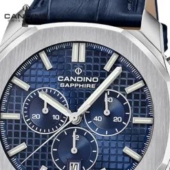 Candino Herrenuhr Leder blau Candino Sport Armbanduhr UC4747/2