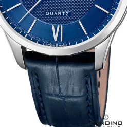 Candino Herrenuhr Leder blau Candino Classic Armbanduhr UC4707/B