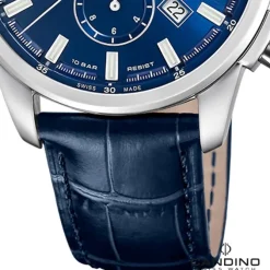 Candino Herrenuhr Leder blau Candino Sport Armbanduhr UC4745/2