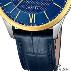 Candino Herrenuhr Leder blau Candino Classic Armbanduhr UC4708/B